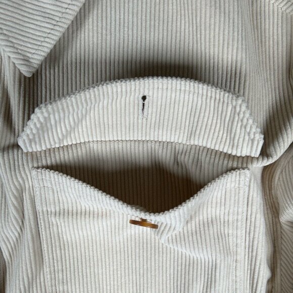 Anthro Avec Les Filles | Women's Cropped Utility Corduroy Shacket | Size XL - Picture 8 of 13